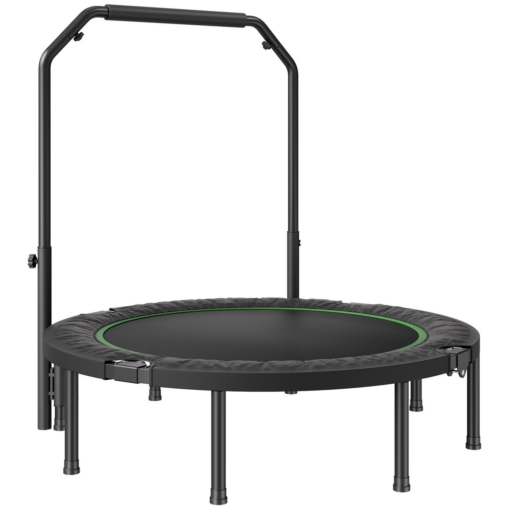 Mini trampolín de fitness plegable VEVOR de 52 pulgadas para adultos