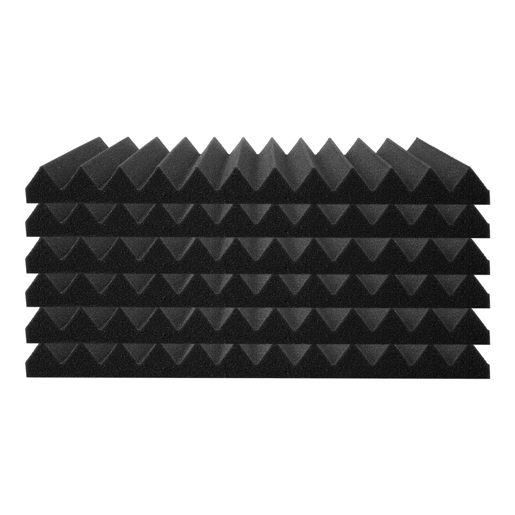 Paneles de espuma acústica VEVOR paquete de 48, 30,5 x 30,5 x 2,5 cm