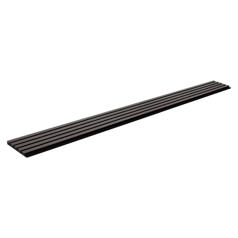 Paneles acústicos de listones de madera de 7,9 x 94,5 pulgadas para decoración de pared moderna en roble negro