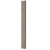 Paneles acústicos de listones de madera de 7,9 x 94,5 pulgadas para decoración de pared moderna en madera plateada