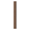 Paneles acústicos de listones de madera de 7,9 x 94,5 pulgadas para decoración de pared moderna en nogal