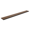 Paneles acústicos de listones de madera de 7,9 x 94,5 pulgadas para decoración de pared moderna en nogal