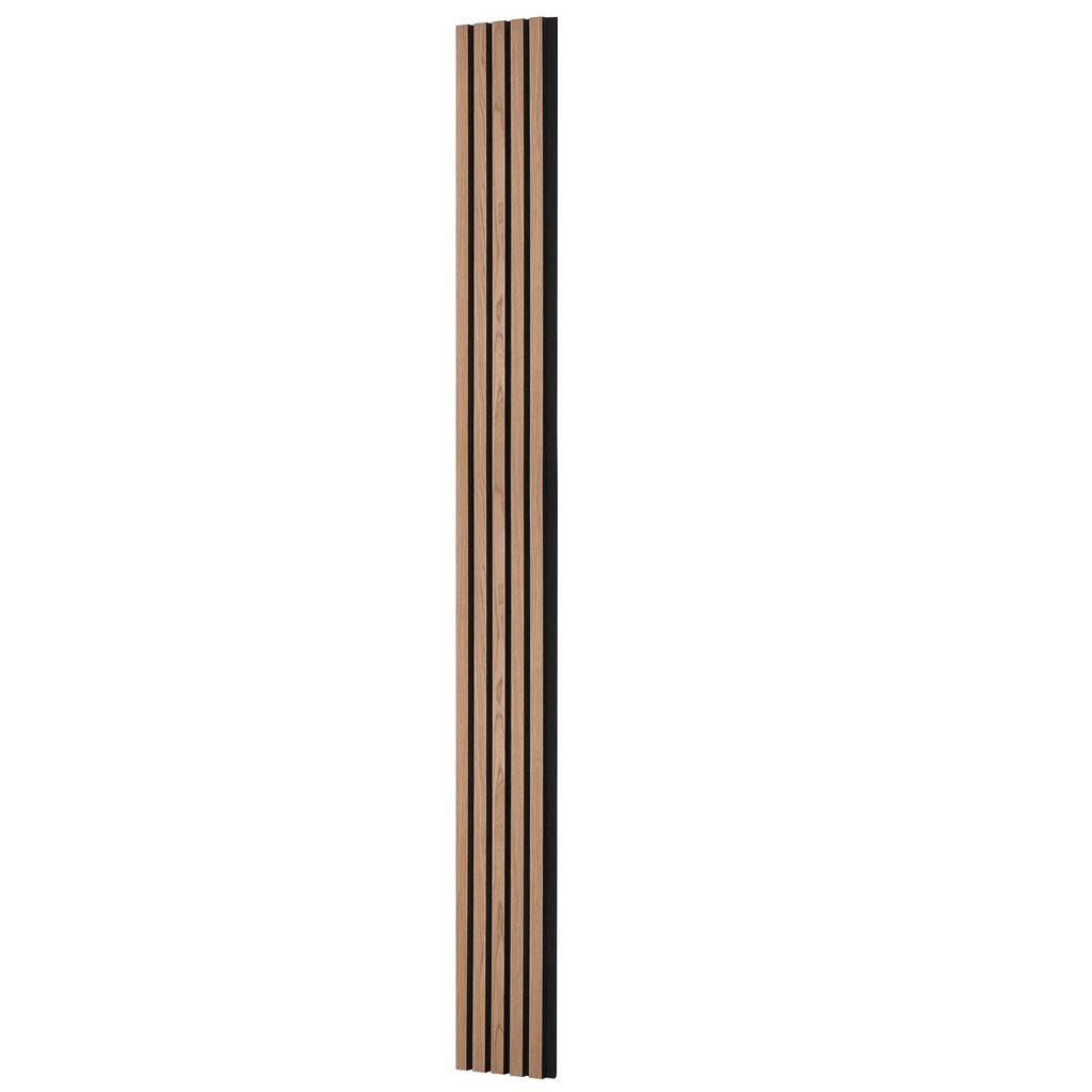 Paneles acústicos de listones de madera de 7,9 x 94,5 pulgadas para decoración de pared moderna en nogal