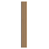 Paneles acústicos de listones de madera de 7,9 x 94,5 pulgadas para decoración de pared moderna en roble claro