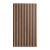 Paneles acústicos de listones de madera VEVOR de 23,6 x 47,2 pulgadas para decoración de pared moderna en nogal