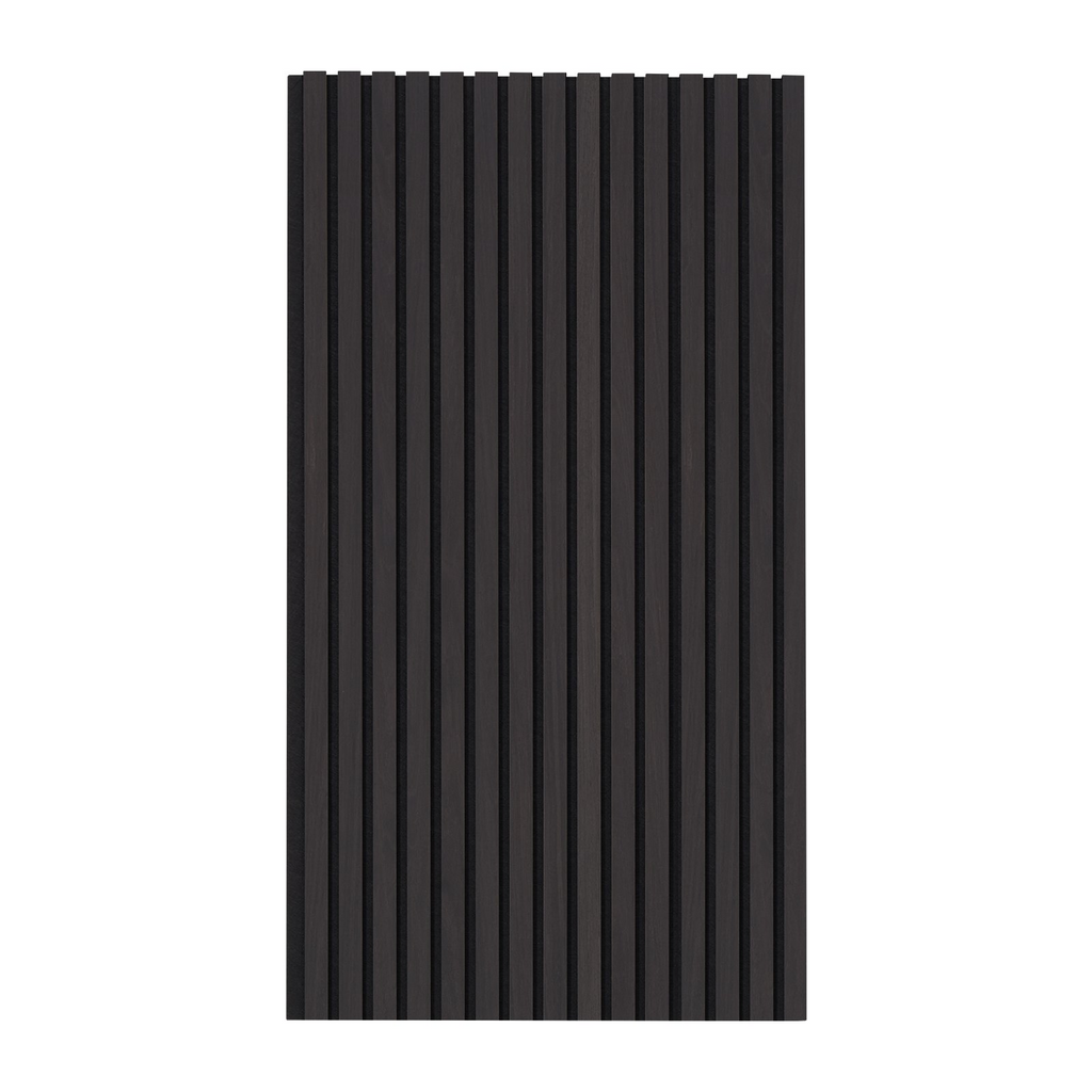 Paneles acústicos de láminas de madera VEVOR de 23,6 x 47,2 pulgadas para decoración de pared moderna en roble negro