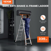 Escalera telescópica VEVOR con estructura en A y extensión de 13 pies