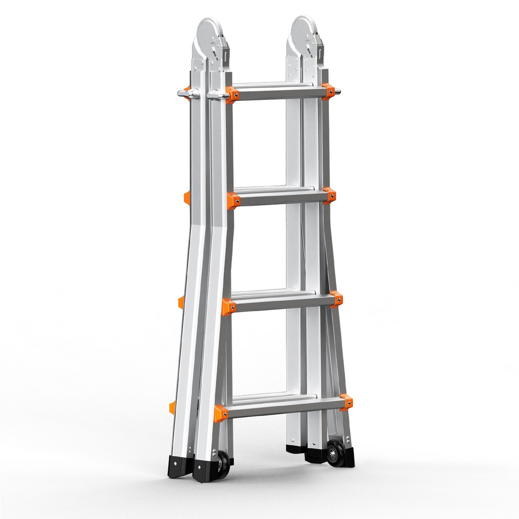 Escalera telescópica VEVOR con estructura en A y extensión de 13 pies