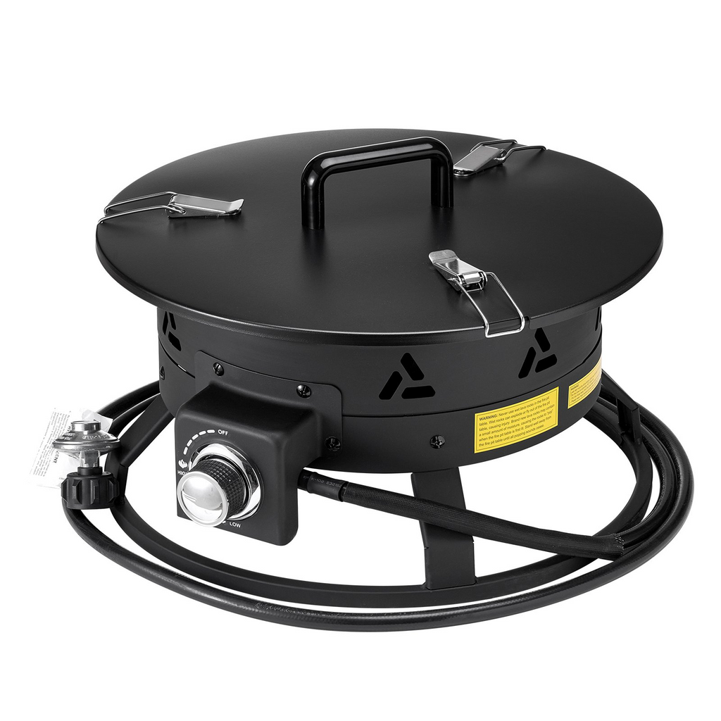 Brasero de gas propano VEVOR de 19" para exteriores portátil para calentar 58 000 BTU