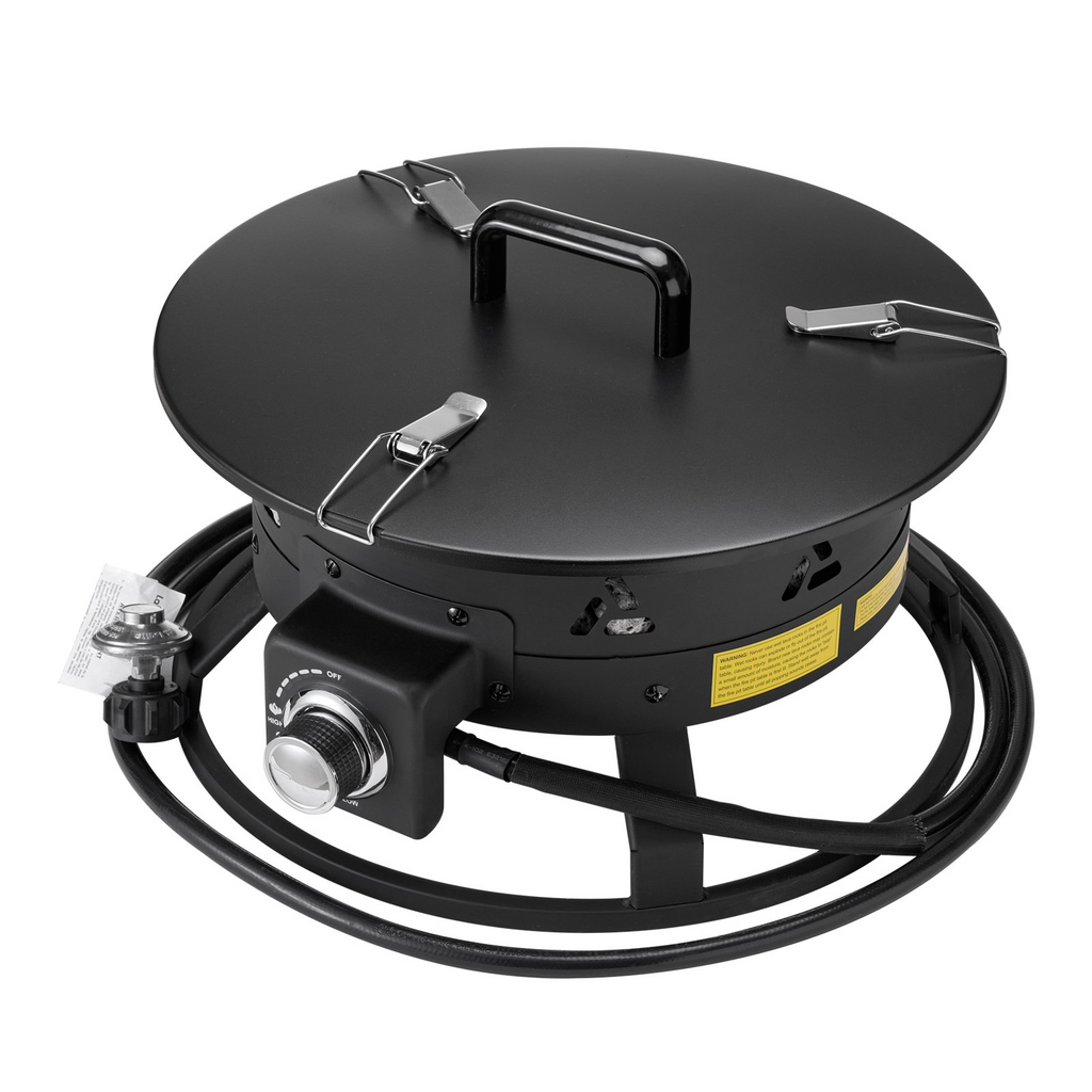 Brasero de gas propano VEVOR de 19" para exteriores portátil para calentar 58 000 BTU