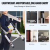 Escalera telescópica extensible VEVOR de 8,5 pies con retracción con un botón y capacidad para 375 libras