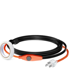 Cable calefactor para tuberías de 3 pies y 7 W/pie