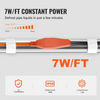 Cable calefactor para tuberías de 9 pies y 7 W/pie