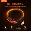 Cable calefactor para tuberías de 30 pies y 7 W/pie