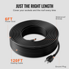 Cable calefactor autorregulable VEVOR de 120 pies y 5 W por pie