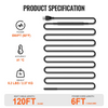Cable calefactor autorregulable VEVOR de 120 pies y 5 W por pie