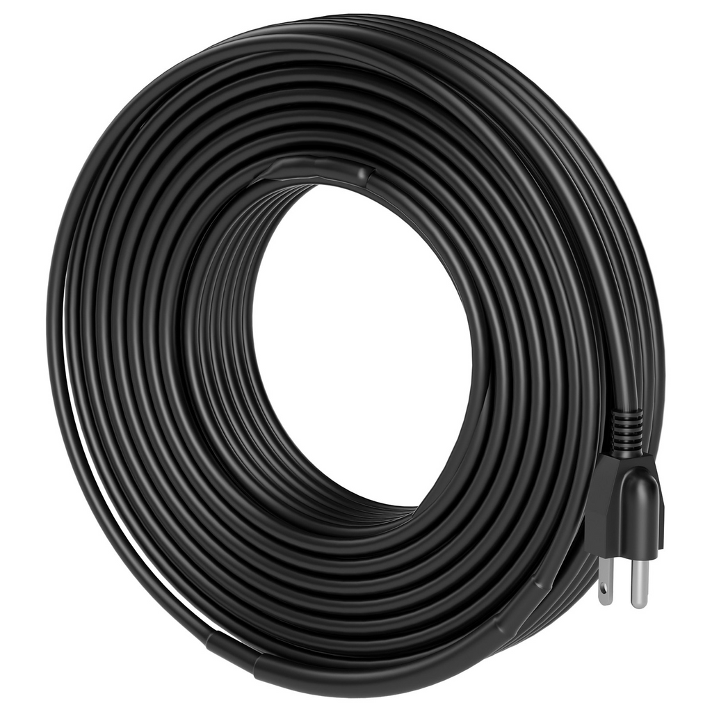 Cable calefactor autorregulable VEVOR de 80 pies y 5 W por pie, cinta calefactora para tuberías y techos
