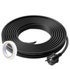 Cable calefactor autorregulable para tuberías de 3,6 m y 5 W/pie con termostato