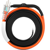 Cable calefactor autorregulable para tuberías de 3,6 m y 5 W/pie con termostato