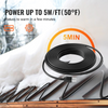Cable calefactor autorregulable para tuberías de 3,6 m y 5 W/pie