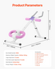 Máquina de ejercicios AB, equipo de gimnasio para el hogar, entrenadores abdominales ajustables