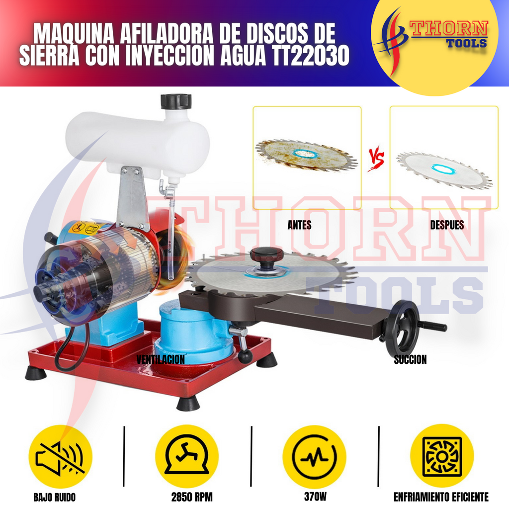 Maquina Afiladora De Discos De Sierra Con Inyeccion Agua