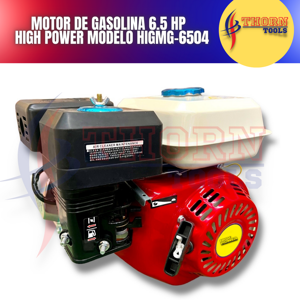 Motor De Gasolina 6.5 Hp Mg-6504 High Power HIGMG-6504