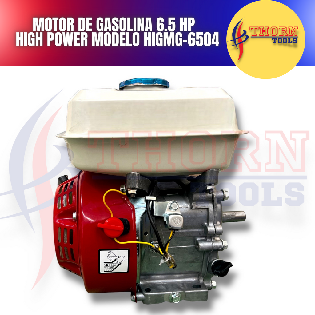 Motor De Gasolina 6.5 Hp Mg-6504 High Power HIGMG-6504