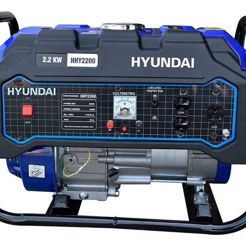 Generador Hyundai Portatil 2.0-2.2 Kw C/motor 6.5 Hp Hhy2200