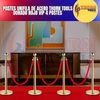 Postes unifila de acero Thorn tools Dorado rojo vip 4 Postes