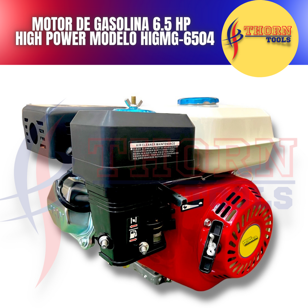 Motor De Gasolina 6.5 Hp Mg-6504 High Power HIGMG-6504