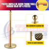 Postes unifila de acero Thorn tools Dorado rojo vip 4 Postes