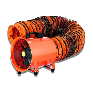 Ventilador Extractor Industrial C/ Ducto Flex. 12 pulg x 5M