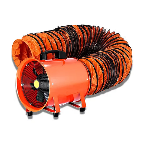 Ventilador Extractor Industrial C/ Ducto Flex. 12 pulg x 5M