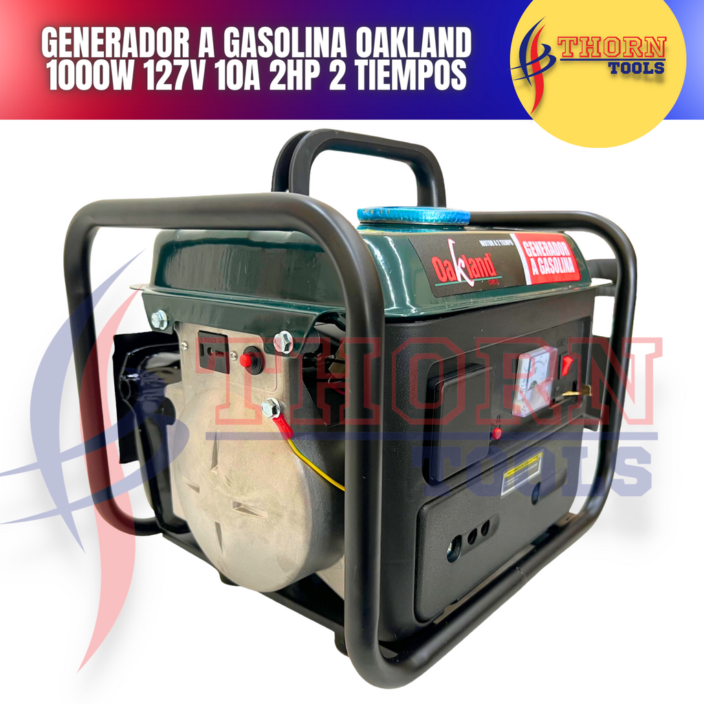 GENERADOR ELECTRICO A GASOLINA 1000W ET-1