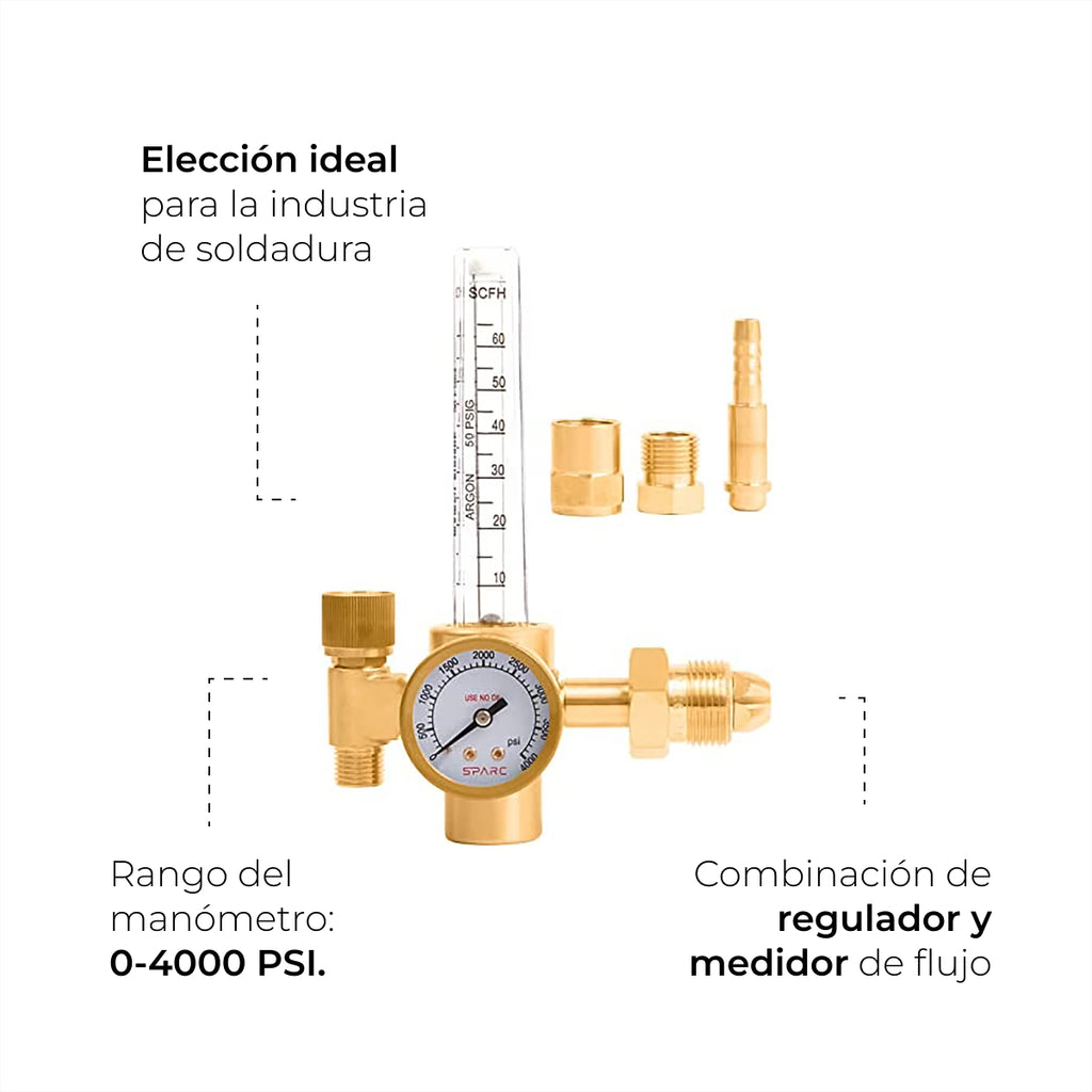 Regulador Flujometro De Co2 Para Proceso Mig/mag